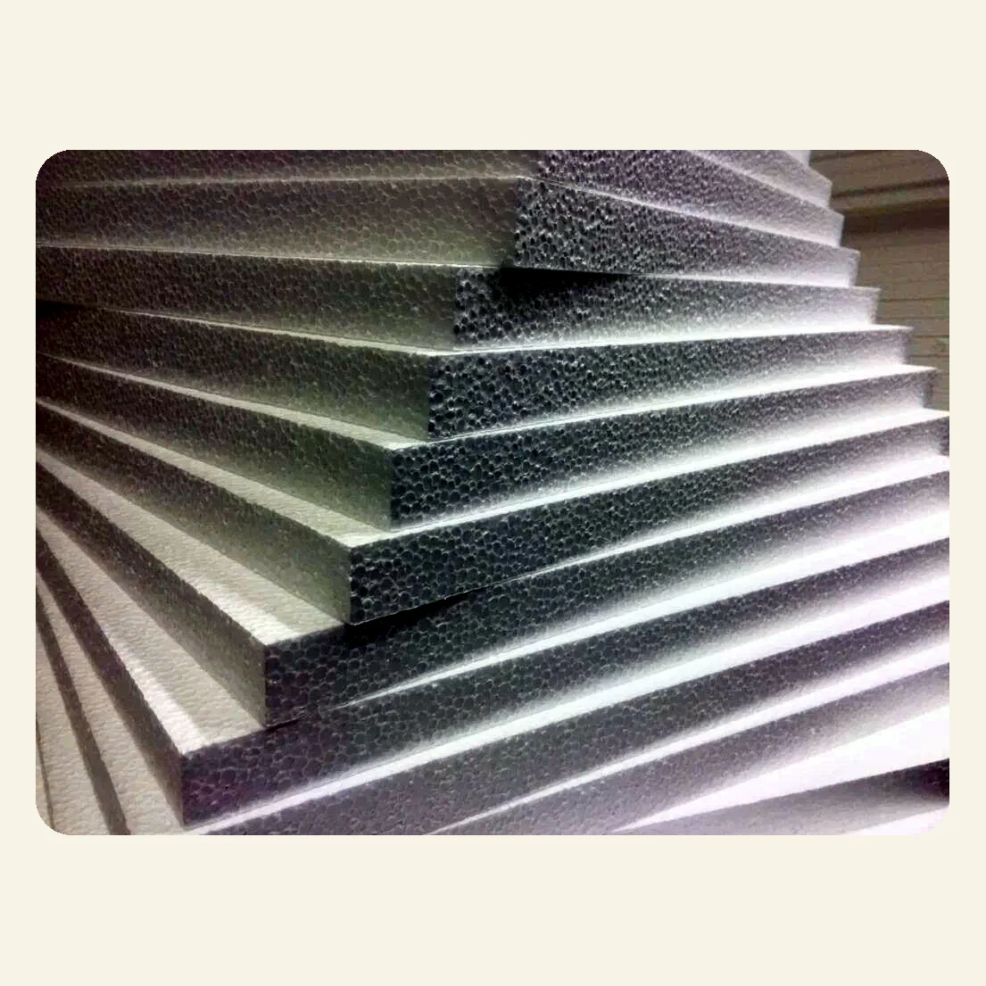 Hoja de foam 4 × 8 · tipo 12 poliestireno