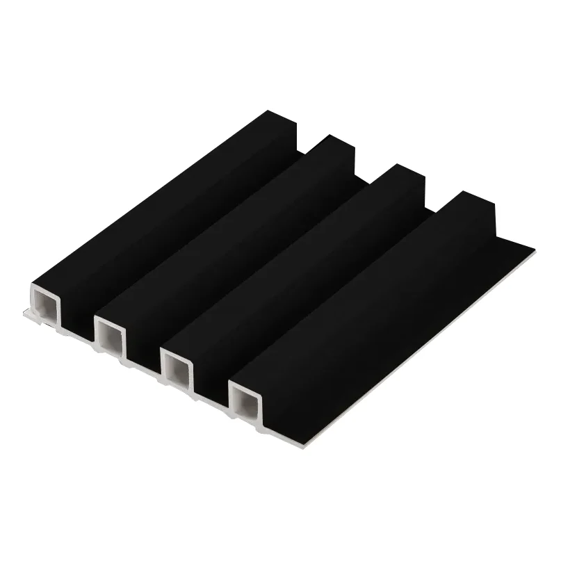 Lambrín WPC interior Thin Black · 12 cm × 2.90 m