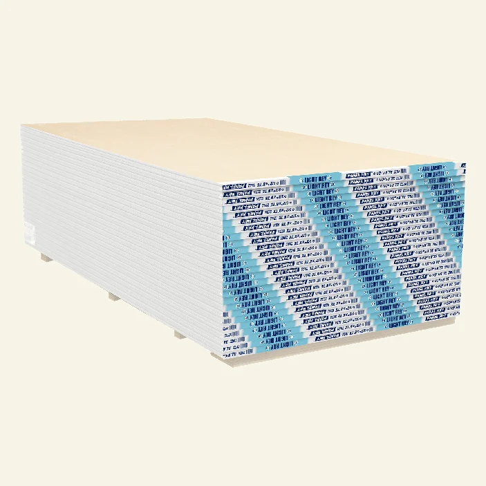 Hoja de yeso blanca (tablaroca) 4 × 8 × ½"